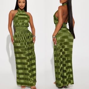 Fashion Nova Brina Halter Dress